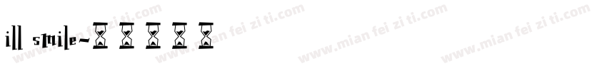 ill smile字体转换